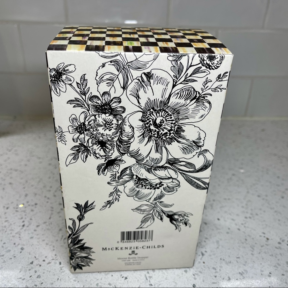 MacKenzie-Childs Wine Tote & Moose Bottle Stopper - Picture 10 of 10